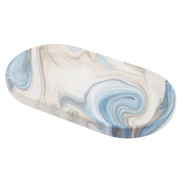 Avanti Waves Blue Vanity Tray
