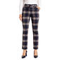 Juniors Zoe + Phoebe Plaid Millennium Triple Button Dress Pants - image 1