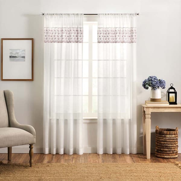 Martha Stewart Fairford Panel Curtain - image 