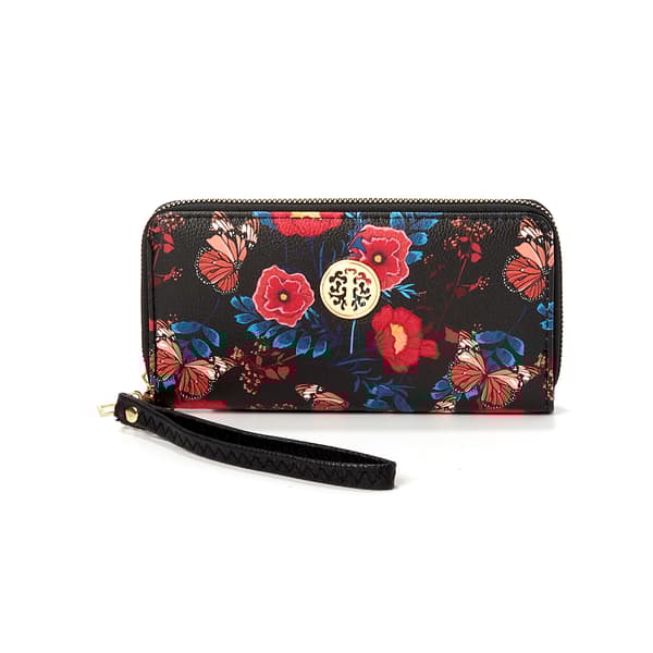 Womens Sasha Butterfly Zip Around Wallet - image 