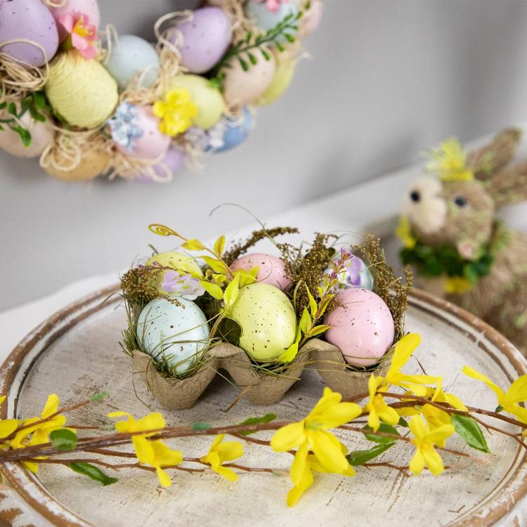 Northlight Seasonal Speckled Easter Eggs Décor - Set of 6