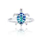 Gemstone Classics&#40;tm&#41; Created Opal Turtle Ring - image 1