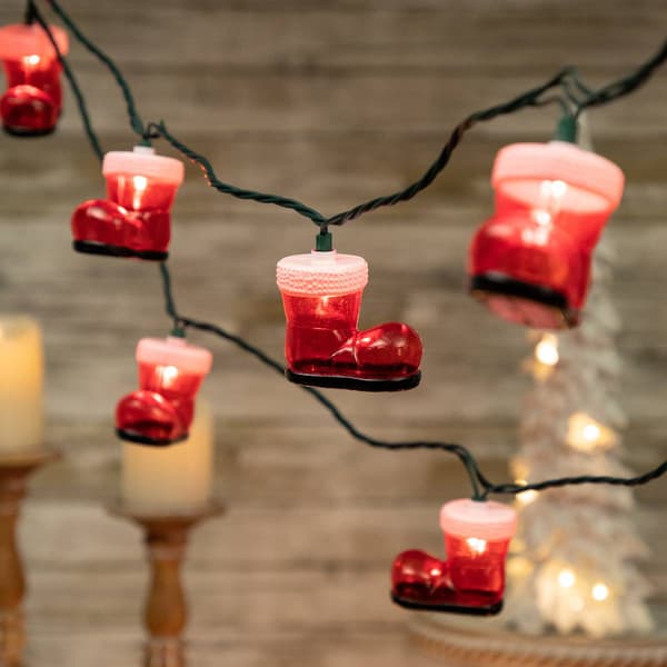 Northlight Seasonal 10ct. Santa''s Boots Christmas Lights