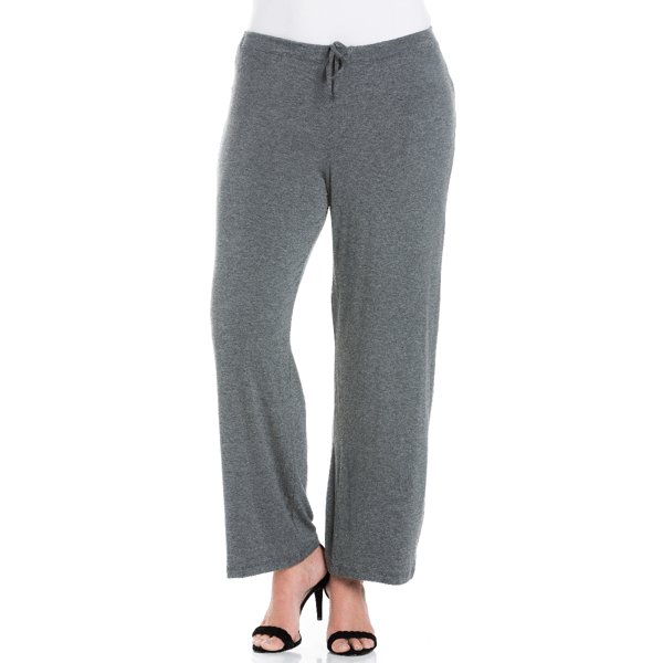 Plus Size 24/7 Comfort Apparel Stretch Drawstring Pants - image 