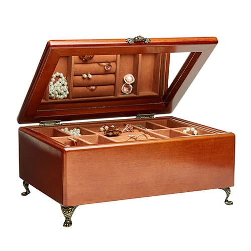 Mele & Co. Kinsley Wooden Jewelry Box