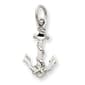 Gold Classics&#40;tm&#41; 14k. White-Gold Anchor Charm - image 1