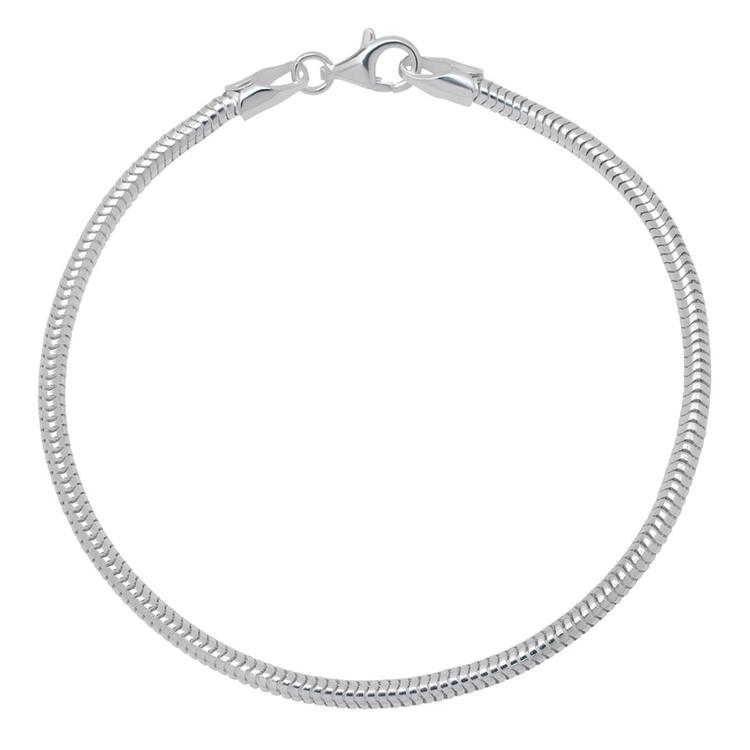 Sterling Silver Real Snake Chain Bracelet