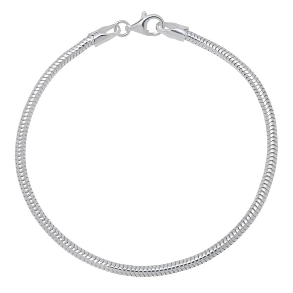 Sterling Silver Real Snake Chain Bracelet - image 