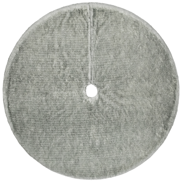 Northlight Silver Fox Faux Fur Christmas Tree Skirt - 48in.