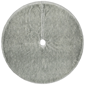 Northlight Silver Fox Faux Fur Christmas Tree Skirt - 48in. - image 2
