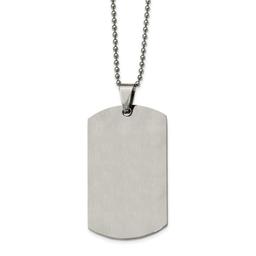 Mens Gentlemen's Classics™ X-Large Rounded 2mm Edge Necklace