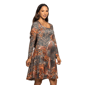 Womens 24/7 Comfort Apparel Animal Maternity Fit & Flare Dress - image 2