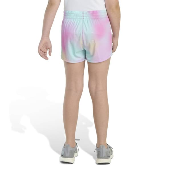 Girls (7-16) adidas® Ombre Dot Emblem No Side Seam Shorts