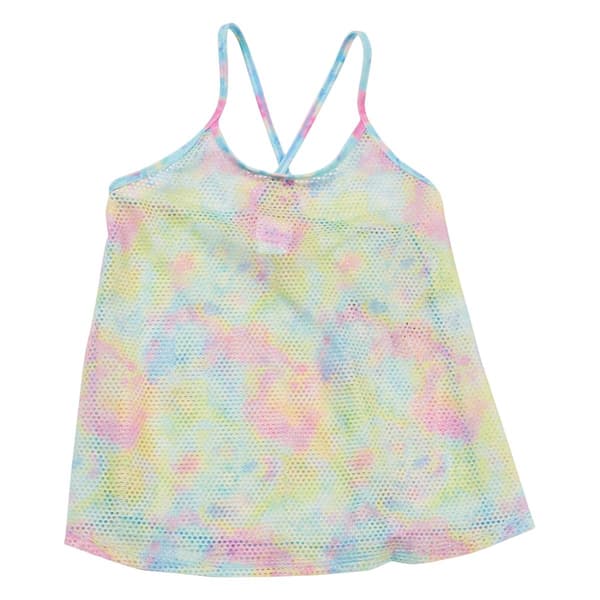 Girls (7-16) Shelloha Marble Tie Dye Swim Cover-Up - image 