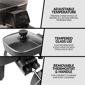 HomeCraft 7in. Electric Non-Stick Skillet - image 4