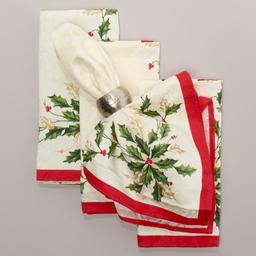 Lenox (R) Holiday Napkins - Set of 4