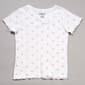 Girls (7-16) Pink Angel Cinch Front Bow Heart Tee - image 1