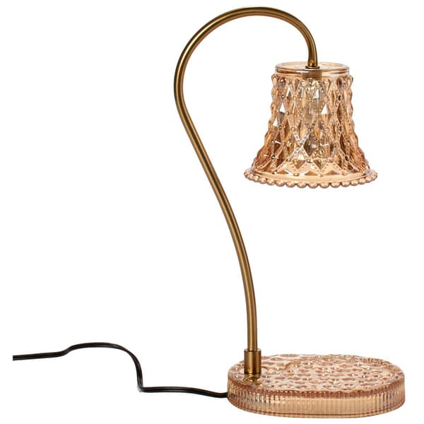 Nicole Miller New York All Glass Candle Warmer - image 