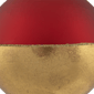 Northlight 3.5in. Red & Gold Glass Ball Christmas Ornament - image 6