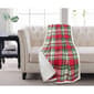 Harper Lane Carol Plaid Sherpa Throw - image 1