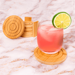 BergHOFF Bamboo 7pc. Circular Coaster Set