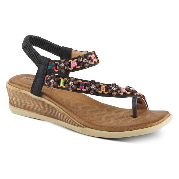 Womens Patrizia Kalil Toe Loop Wedge Sandals - image 