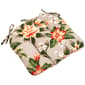 Jordan Manufacturing Floral Universal Seat Cushion - Grey/Coral - image 1
