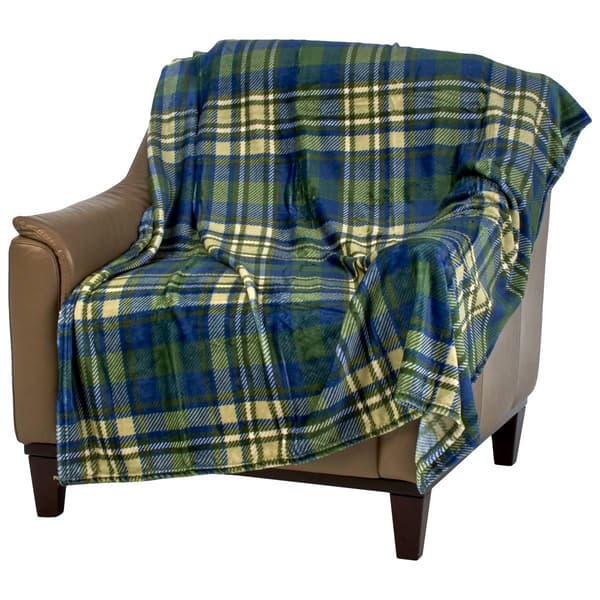 Ashley Cooper™ Jade Plaid Throw - image 