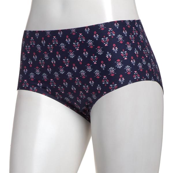 Womens Laura Ashley(R) Brushed Micro Laser Brief Panties - LS4063LX