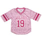 Girls (7-16) Champion(R) V-Neck Leopard Football Top - image 1