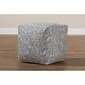 Baxton Studio Juvita Handwoven Cotton Paisley Pouf Ottoman - image 5