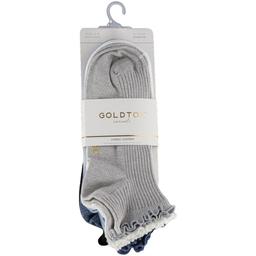 Womens Gold Toe(R) 6pk. Lettuce Edge Quarter Socks