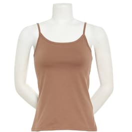 Petite Architect&#40;R&#41; Scoop Neck Adjustable Strap Solid Camisole