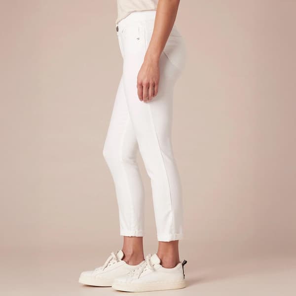 Womens Democracy "Ab"solution&#174; Crop Skinny Jeans - Optic White