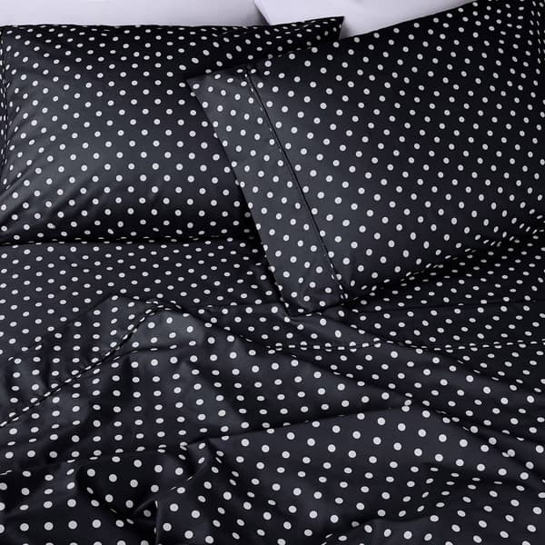 Superior 600 Thread Count Deep Pocket Polka Dot Sheet Set