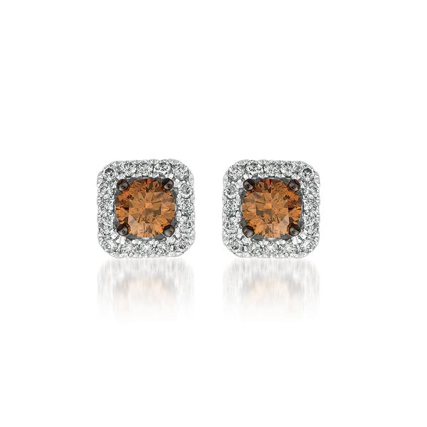 Le Vian(R) Chocolate Diamond(R) Center Square Stud Earrings - image 