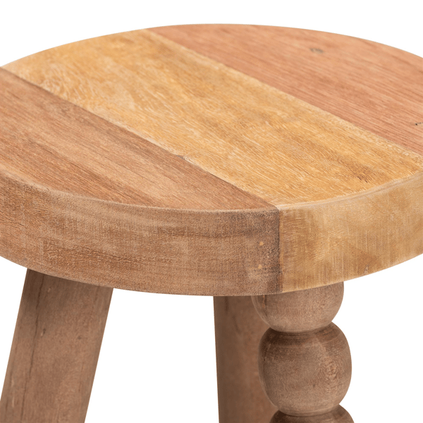 bali & pari Sihu Acacia Wood Multipurpose Accent Stool