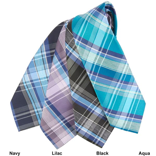 Mens John Henry Garden Plaid Tie