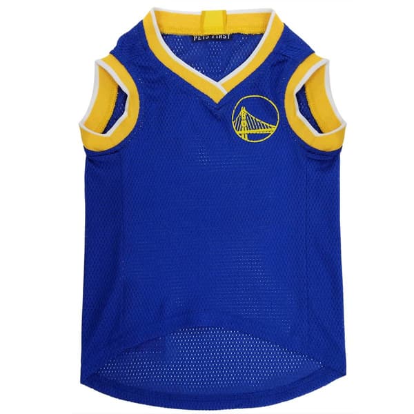 NBA Golden State Warriors Mesh Pet Jersey - image 