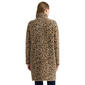 Womens NVLT Eyelash Strand Cheetah Coatigan - image 3