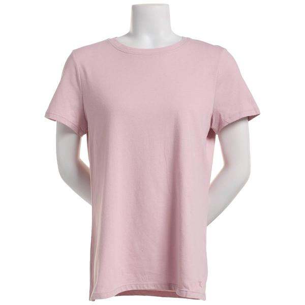 Womens Calvin Klein Performance Carbon Peach Short Sleeve Tee