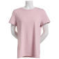 Womens Calvin Klein Performance Carbon Peach Short Sleeve Tee - image 1