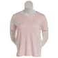 Petite Hasting & Smith Short Sleeve Sweetheart Neck Tee - image 1