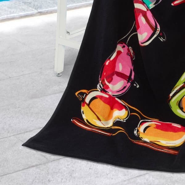 Nicole Miller Colorful Shades Beach Towel