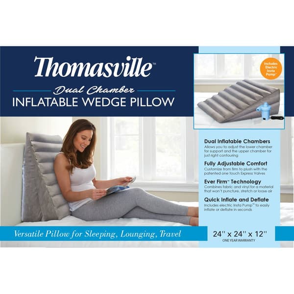 Thomasville Inflatable Adjustable Wedge Pillow