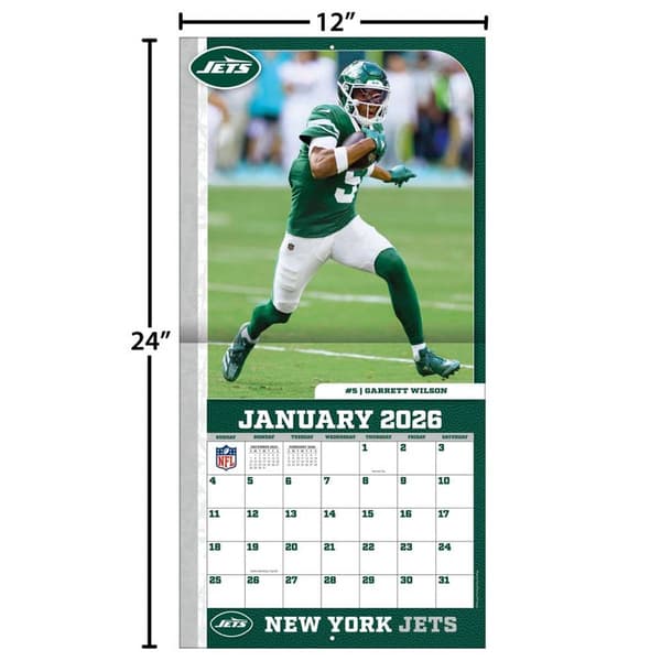 Lang® 2026 New York Jets Wall Calendar
