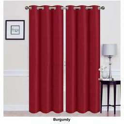 J&V Textiles Madonna Blackout Grommet Curtain Panels