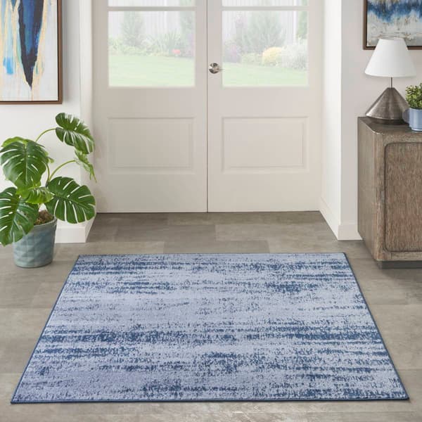 Nourison Essentials Abstract Indoor/Outdoor Square Rug