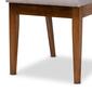 Baxton Studio Rosa Walnut Brown Finished Wood 5pc. Dining Set - image 6