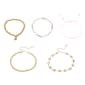 Ashley 5pk. Gold/Beaded/Cord Bracelet Set - image 1